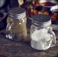 Mason Jar Salt & Pepper Set